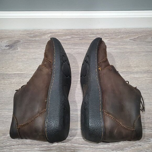 Born Henrik Mens Chukka Ankle Boots Brown Leather Lace Up Sz 9/40.5 - Picture 6 of 16